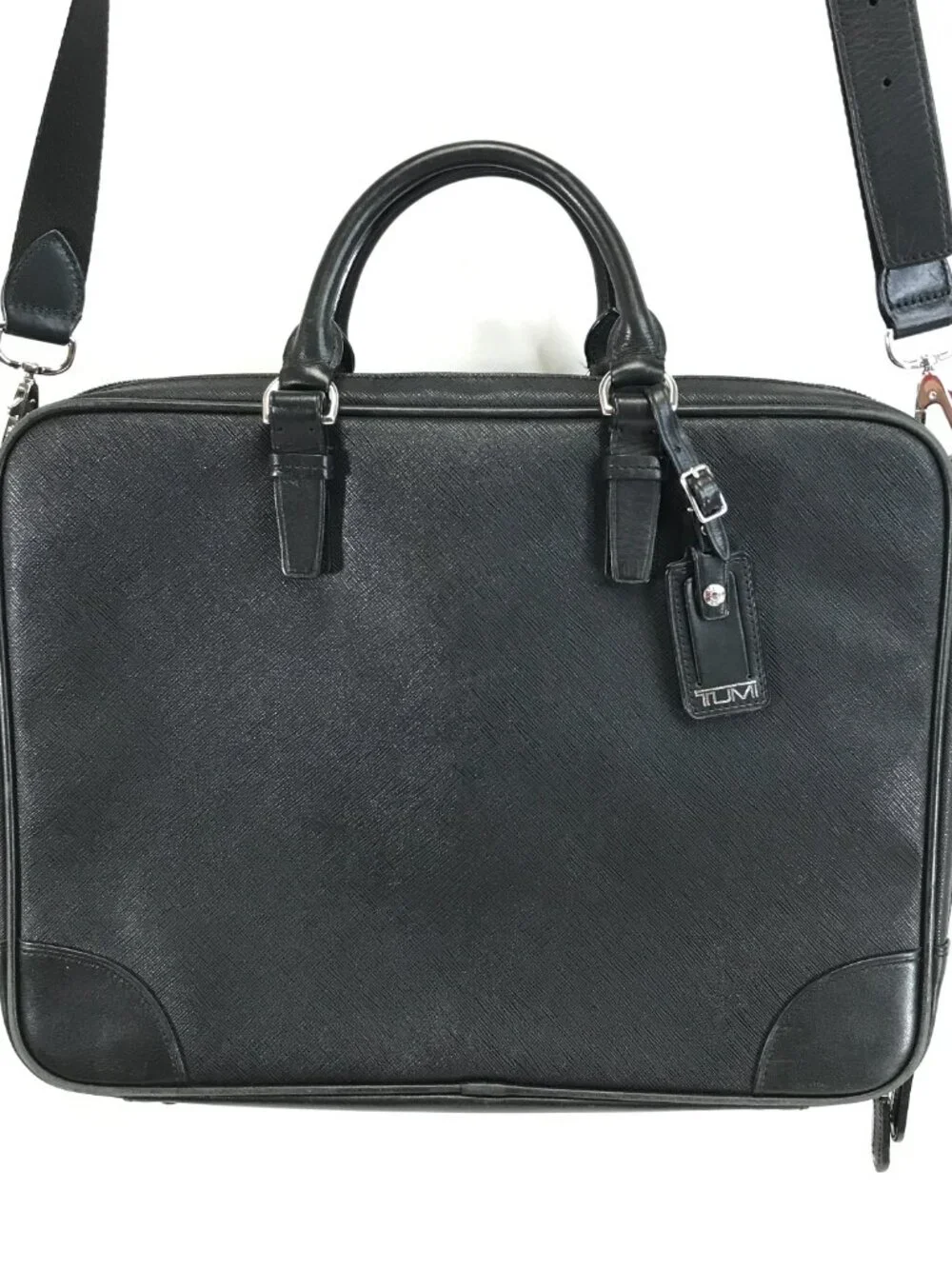 Tumi Villa Lago T-Pass Medium Laptop Briefcase Shoulder Bag Adjustable Black